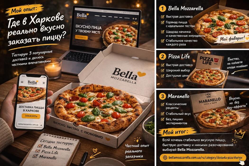 Где в Харькове реально нормально заказать пиццу личный опыт